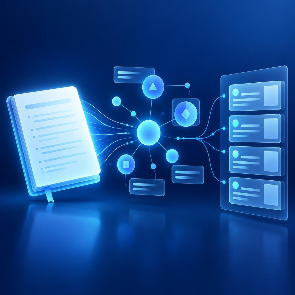 AI note making and study organization for students.